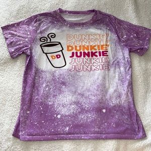 Dunkie junkie t shirt (Dunkin’ Donuts coffee)
